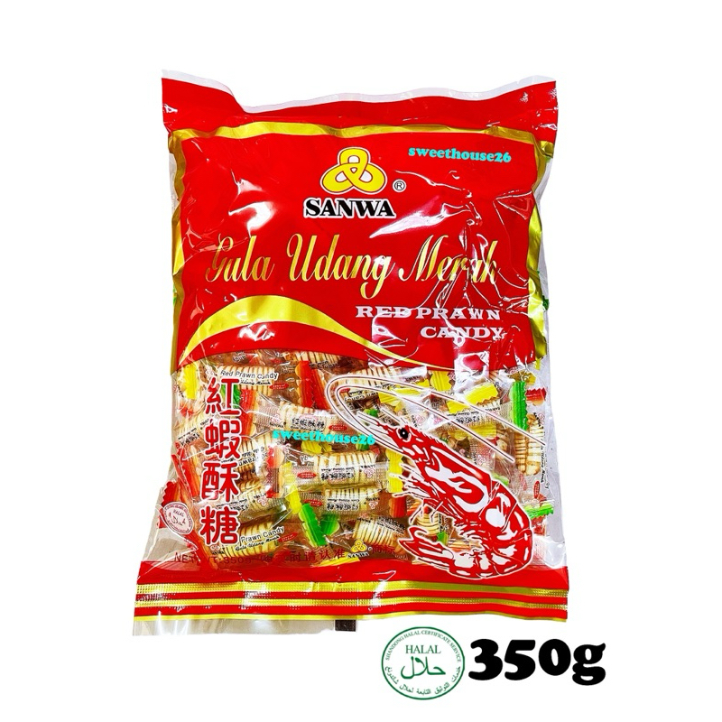 Sanwa Red Prawn Candy Gula Udang Merah 350g | Shopee Malaysia