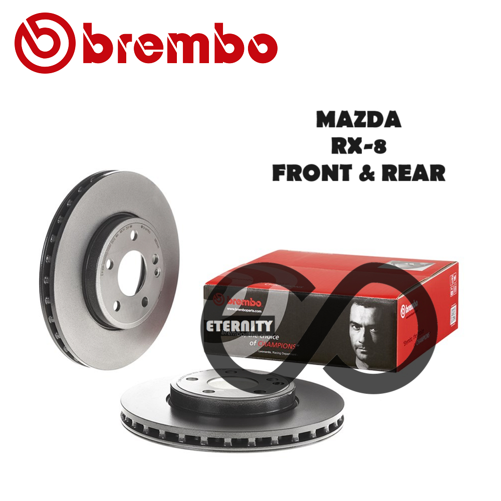 Original Brembo Front Rear Disc Rotor - Mazda RX-8 RX8 | Shopee Malaysia
