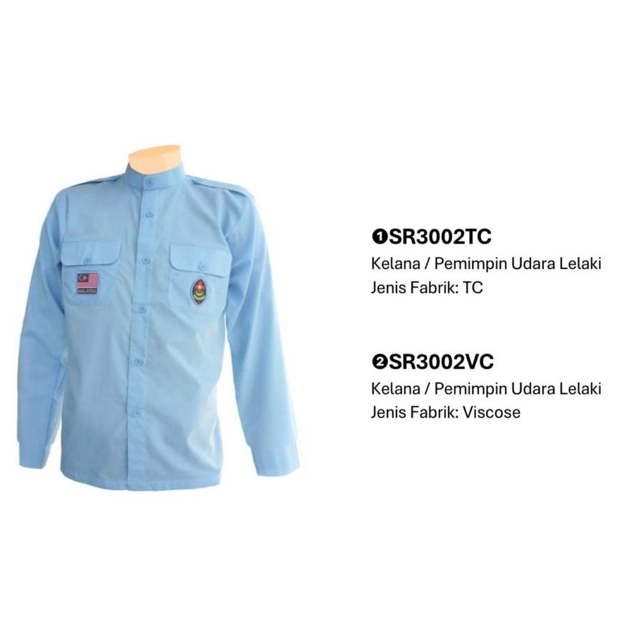 SR3002 Air Scout Uniform Male [Baju Seragam Pengakap Udara Kelana ...