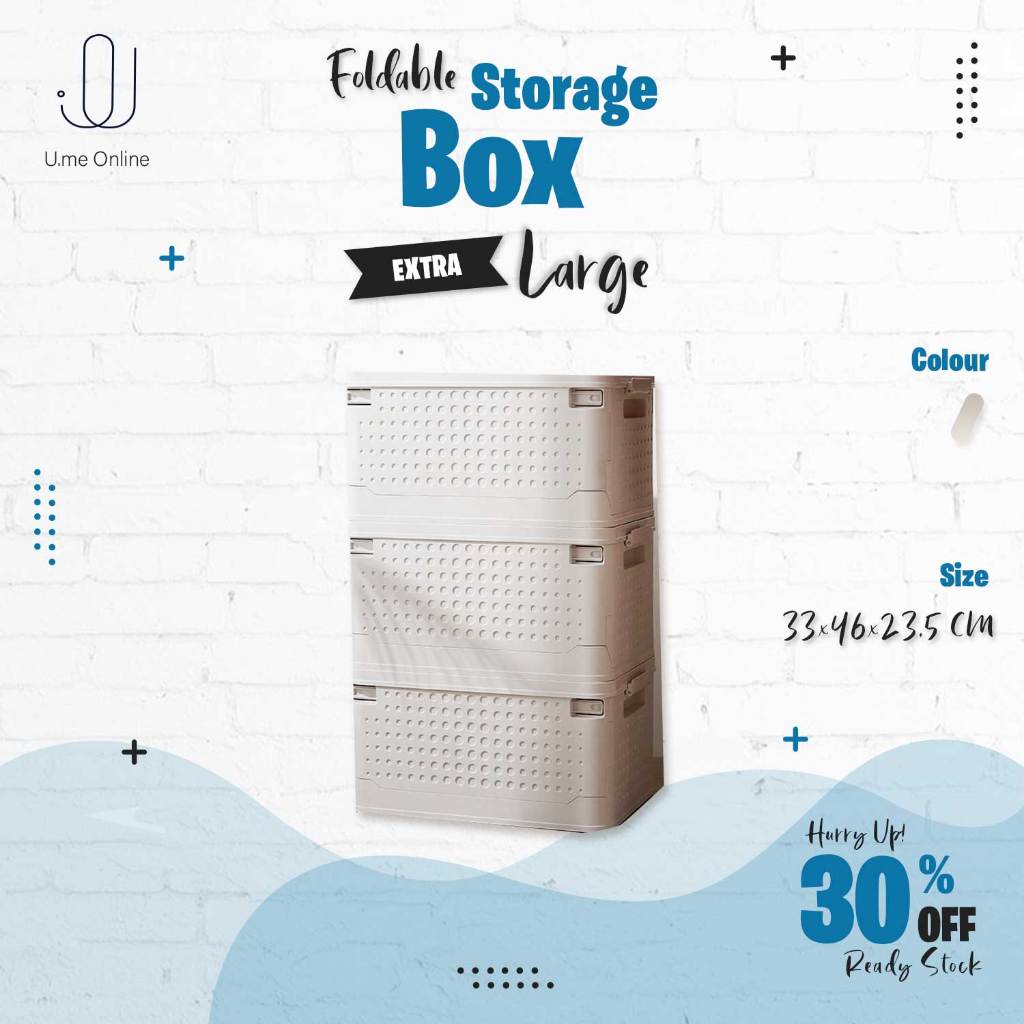 2025 New Design Foldable Extra Large Storage Box With Wheel & Lid ...