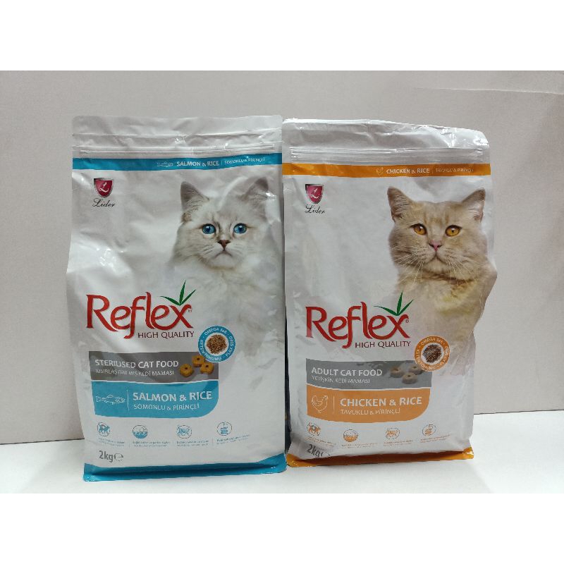 Reflex Cat Food Chicken Sterilised Salmon 2KG Shopee Malaysia