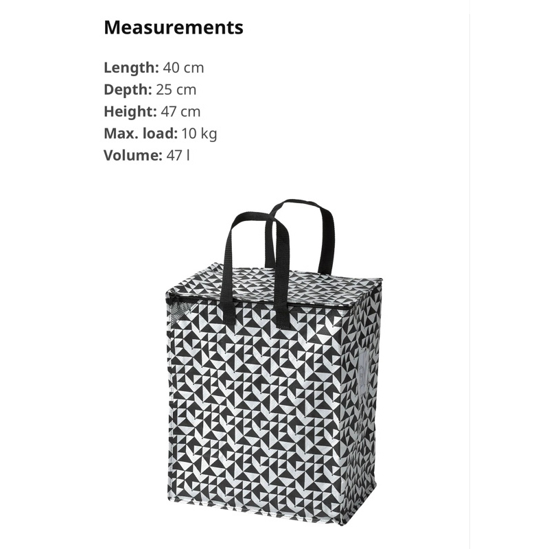 Ikea klamby bag hotsell