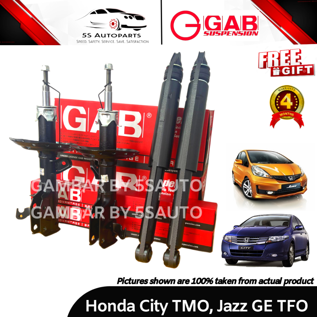 Gab Honda City Tmo Jazz Ge Tfo Front Depan Rear Belakang Gas Absorber Months Warranty