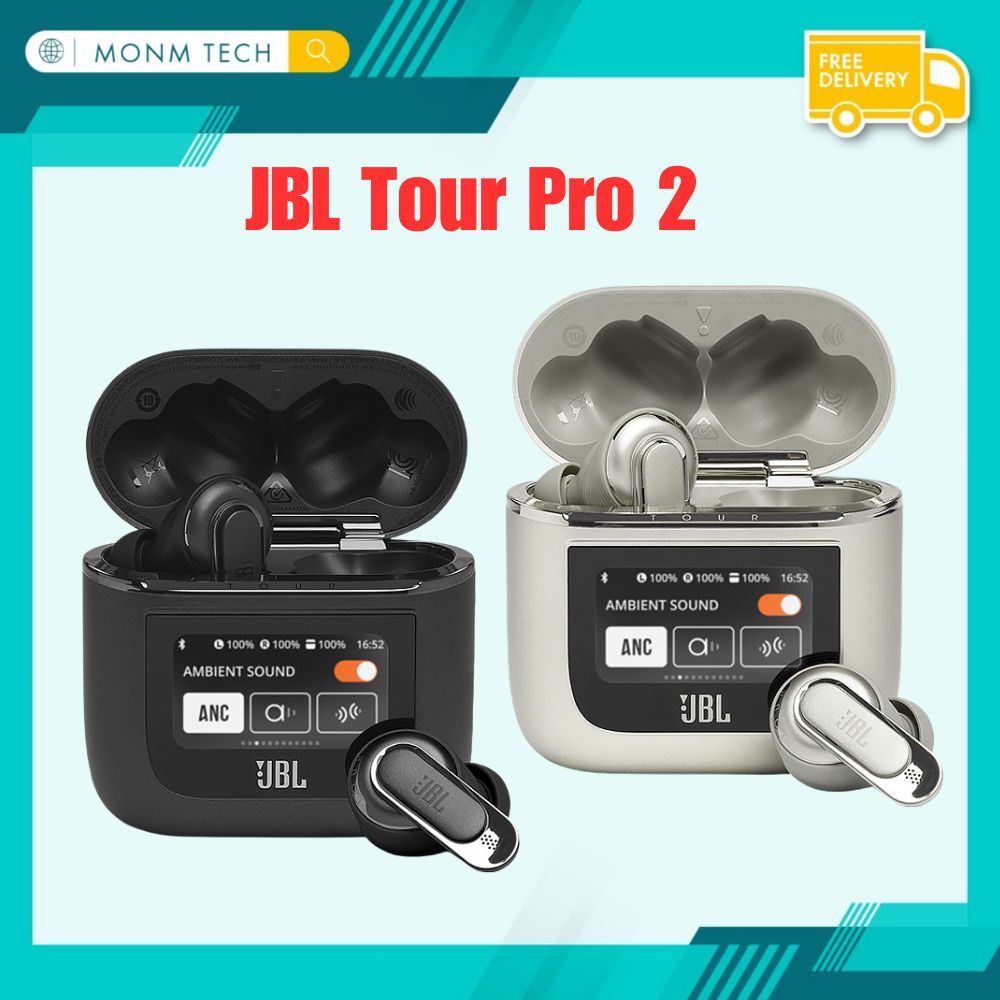 JBL Tour Pro 2 Bluetooth 5.3 LE Audio, Spatial Sound, Voice Control ...