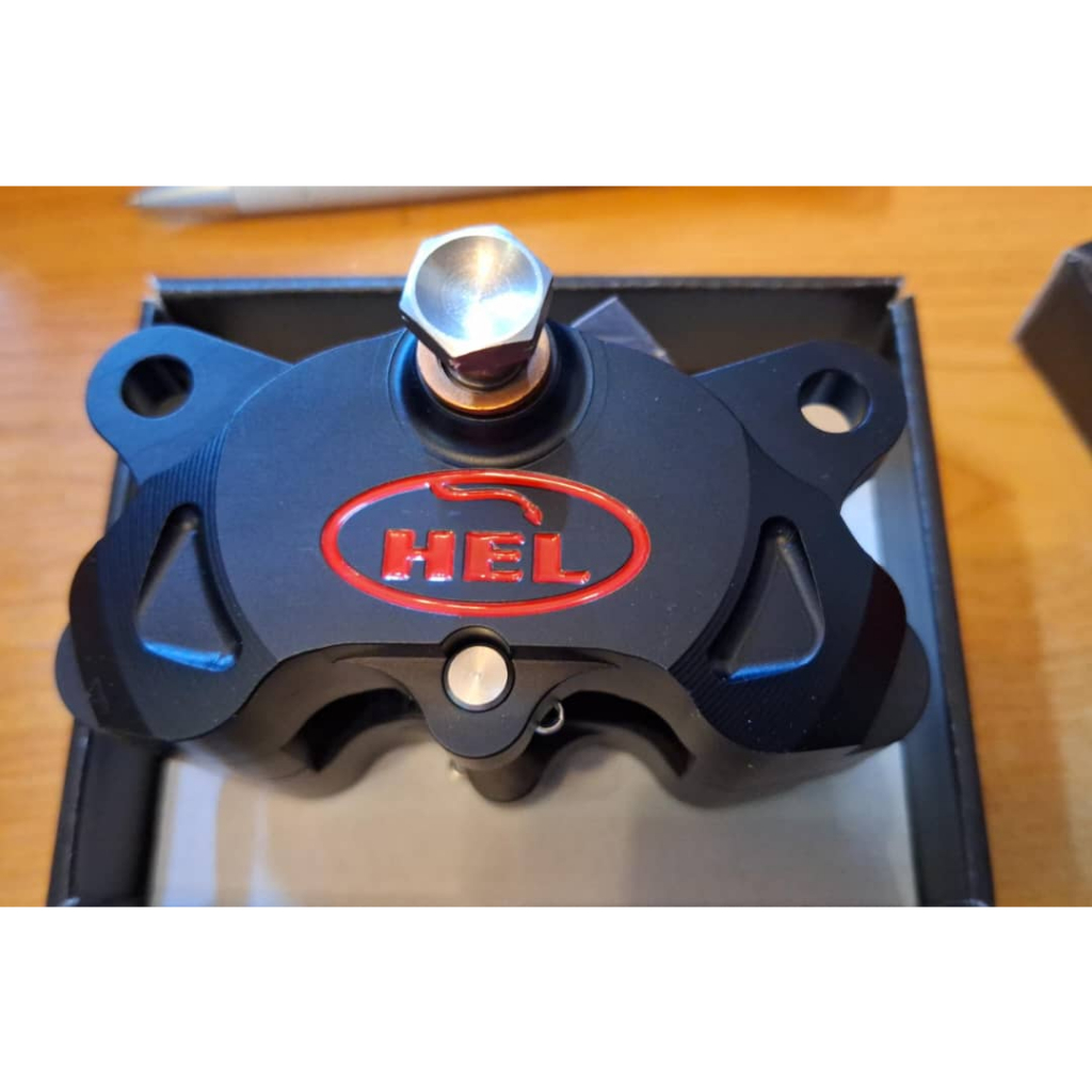 HEL PERFORMANCE 2POT CALIPER 84MM 100ORIGINAL MADE IN ENGLAND WITH
