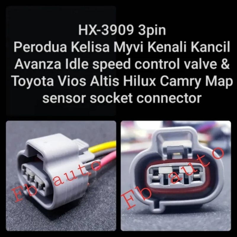 HX3909 3pin Perodua Kelisa Myvi Kenali Kancil Avanza Idle speed