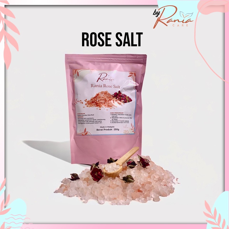Rania Rose Pink Salt Garam sitz bath untuk rawat keputihan Shopee
