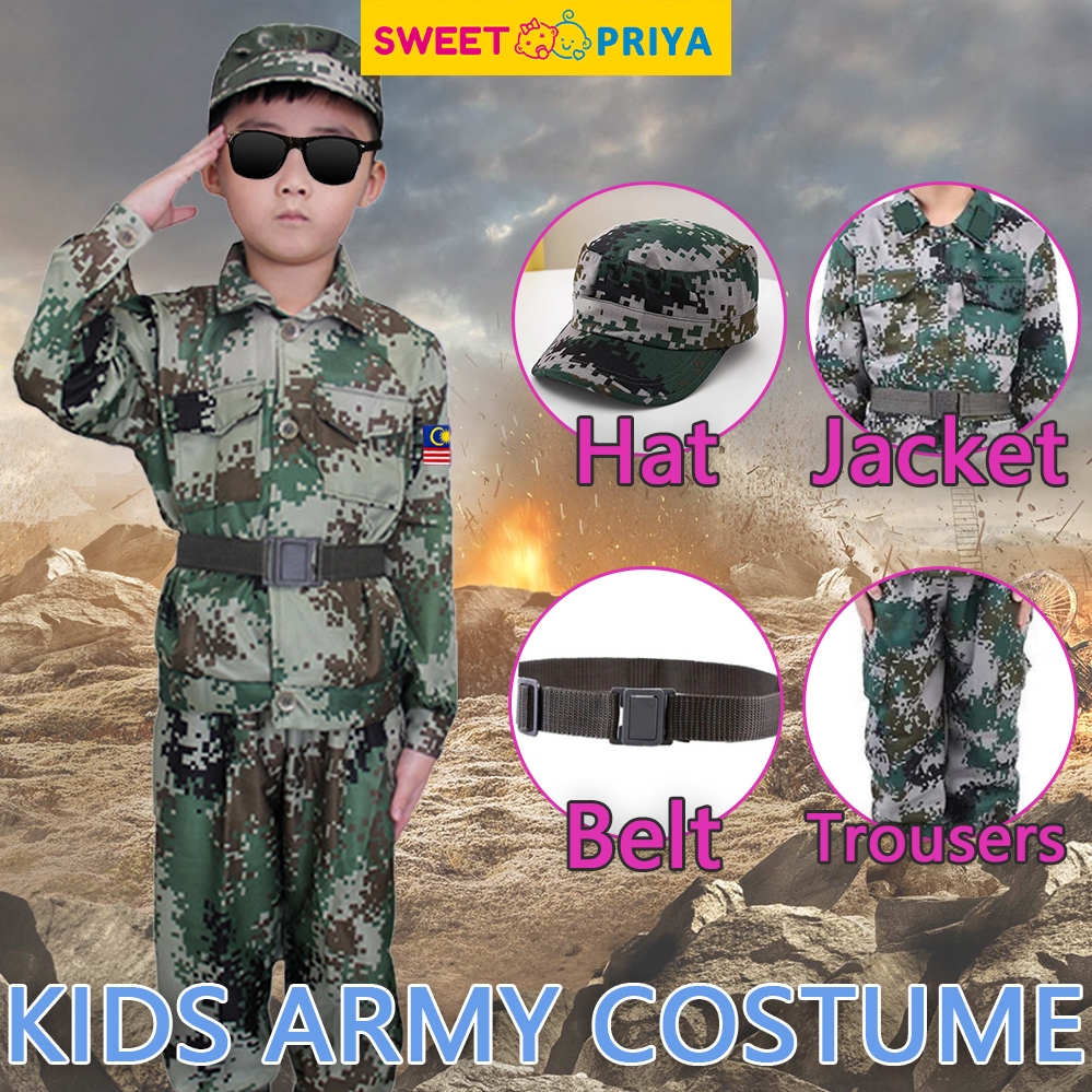 Kids army fancy clearance dress