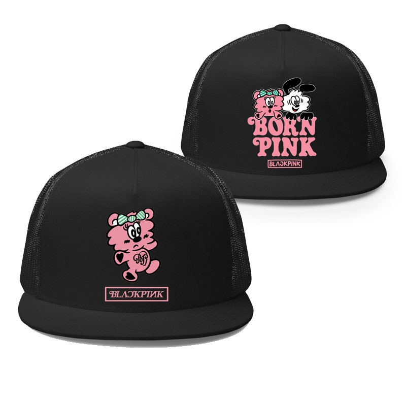 Blackpink X Verdy Topi Kpop Korea Adjustable Trucker Cap | Shopee