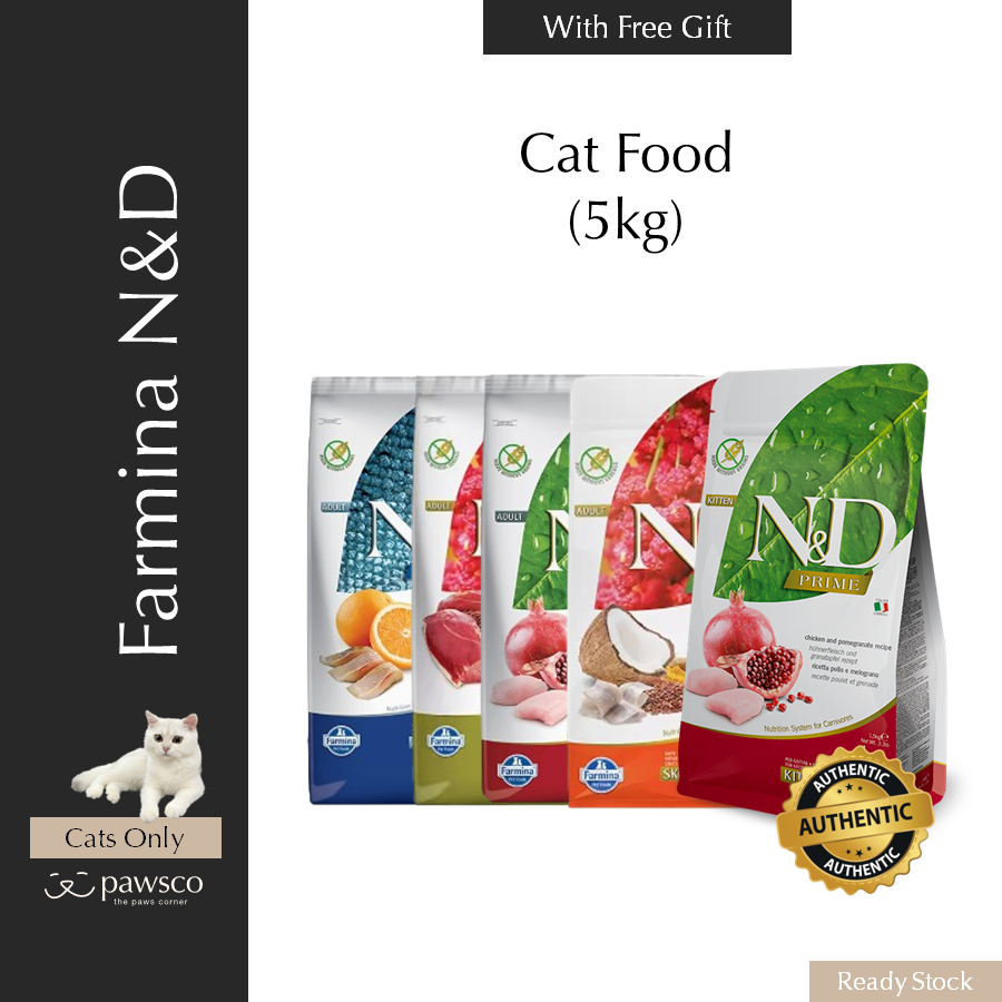 Farmina N&D Cat Food 5kg / 法米娜法明娜无谷猫粮 5kg Shopee Malaysia