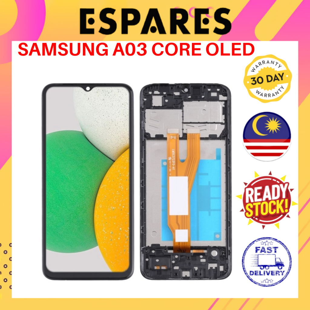 SAMSUNG A03 CORE OLED SM-A032F SM-A032F/DS SM-A032M COMPATIBLE LCD ...