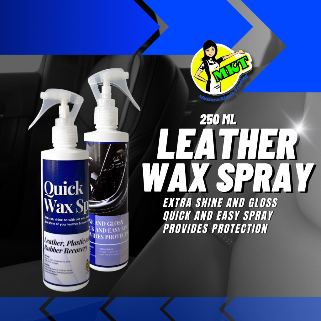 250ml Liquid Car Leather Wax Spray for Leather Wax Dashboard Wax Motor ...