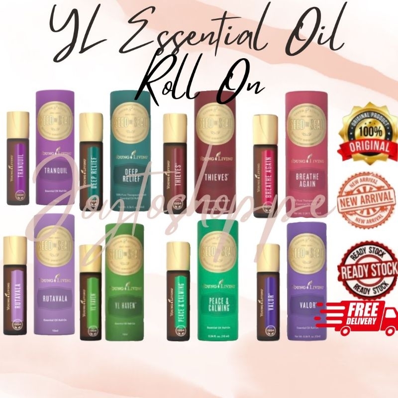 Young Living Deep Relief/Valor/Tranquil/Peace&Calming/Rutavala/Thieve