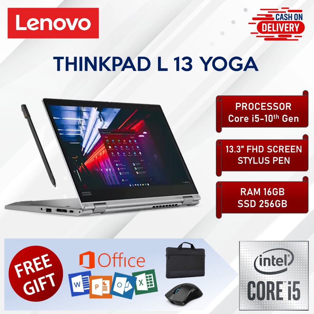 Lenovo 13.3 ThinkPad L13 Yoga Gen 4 Multi-Touch 2-in-1 Notebook