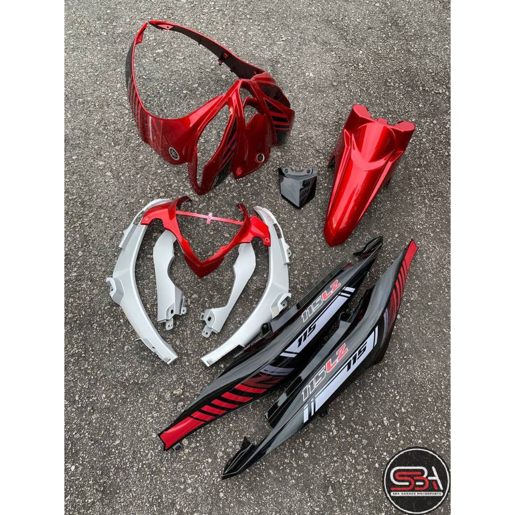 COVERSET BODYSET YAMAHA LAGENDA SRL 115 / 115Z FI RM7 RED BATMAN 2015