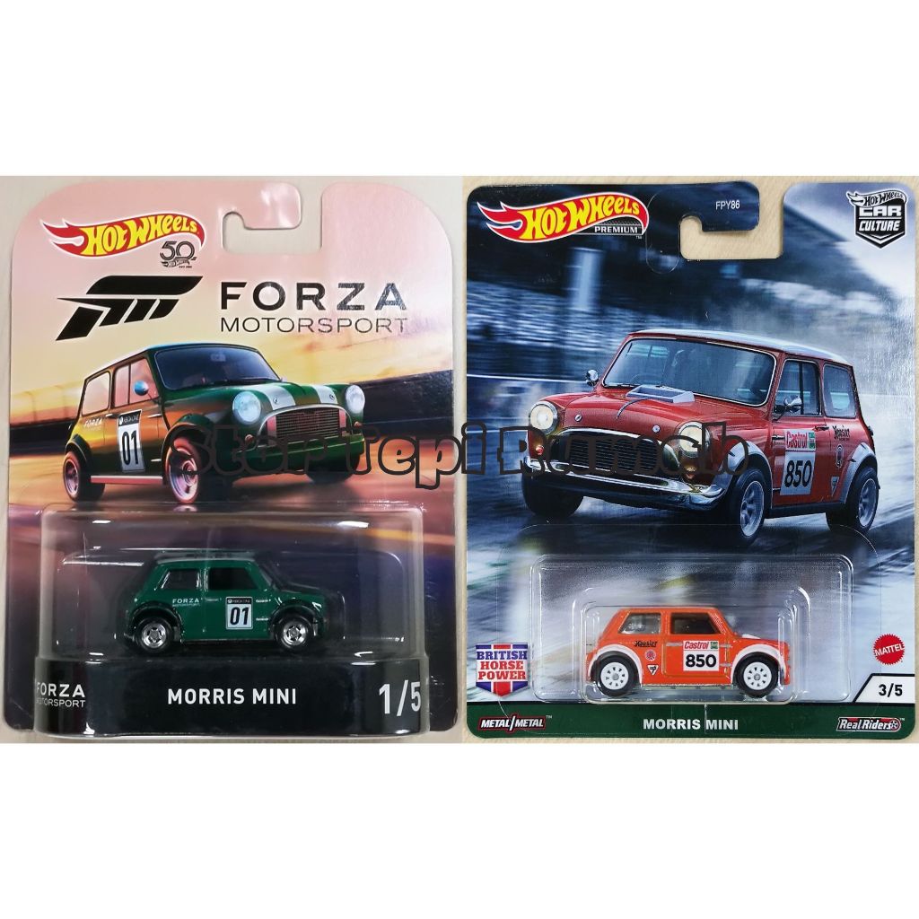 Hot Wheels Loose ∞ Replica Entertainment Forza Motorsport ∞ Morris Mini  Cooper