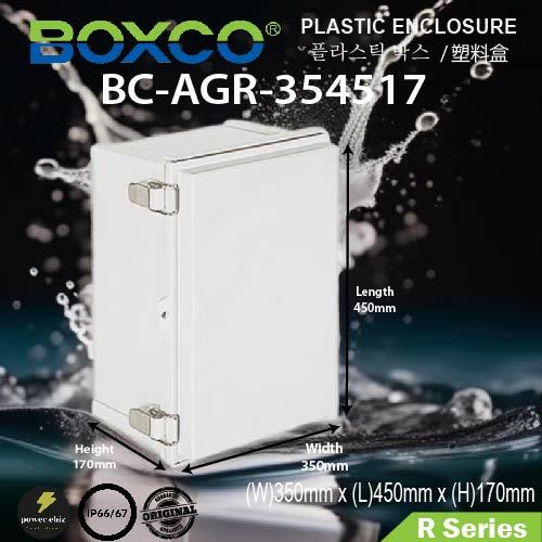BOXCO BC-AGR-354517 (350 X 450 X 170MM) ABS Hinge Type Enclosure Box ...
