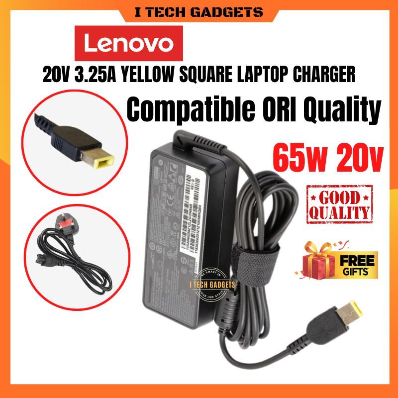 65W Lenovo ThinkPad Power Adapter 65W 20V AC Charger Adapter For Lenovo ThinkPad & IdeaPad Laptops (Square Slim Tip) 65W Laptop Charger - Foto 5