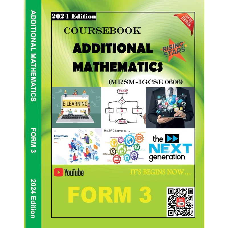 Add Maths F3 MRSM-IGCSE 2024 Edition | Shopee Malaysia