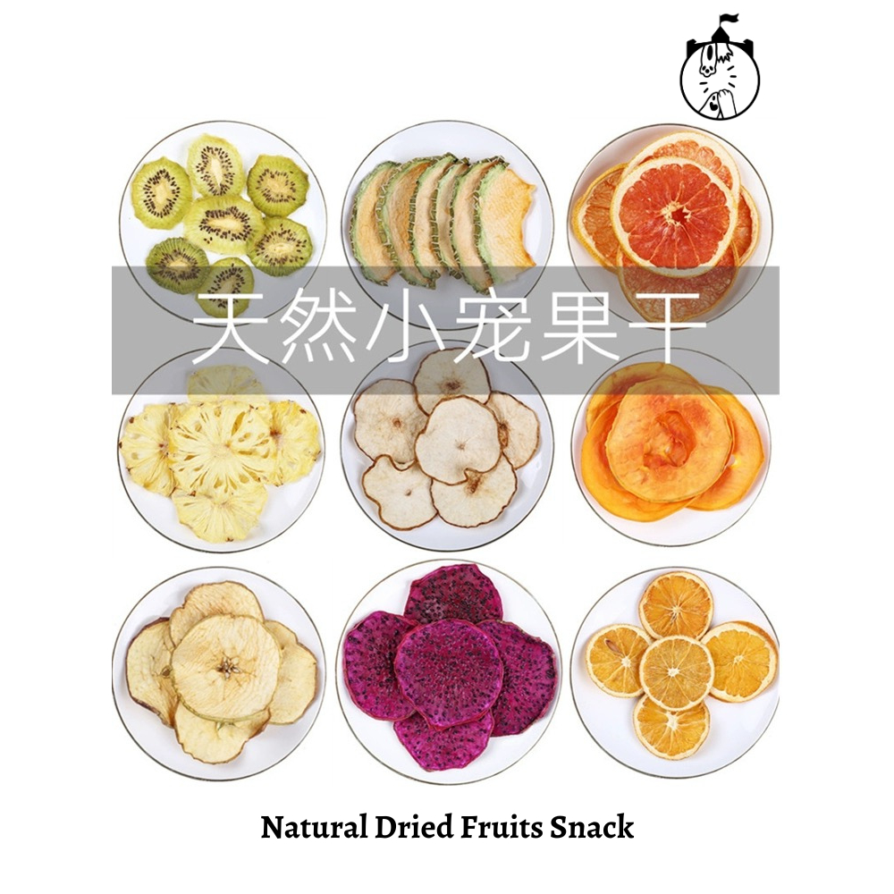 View of Natural Dried Fruits Snacks Guinea Pig Rabbit Chinchilla Small Pets ...