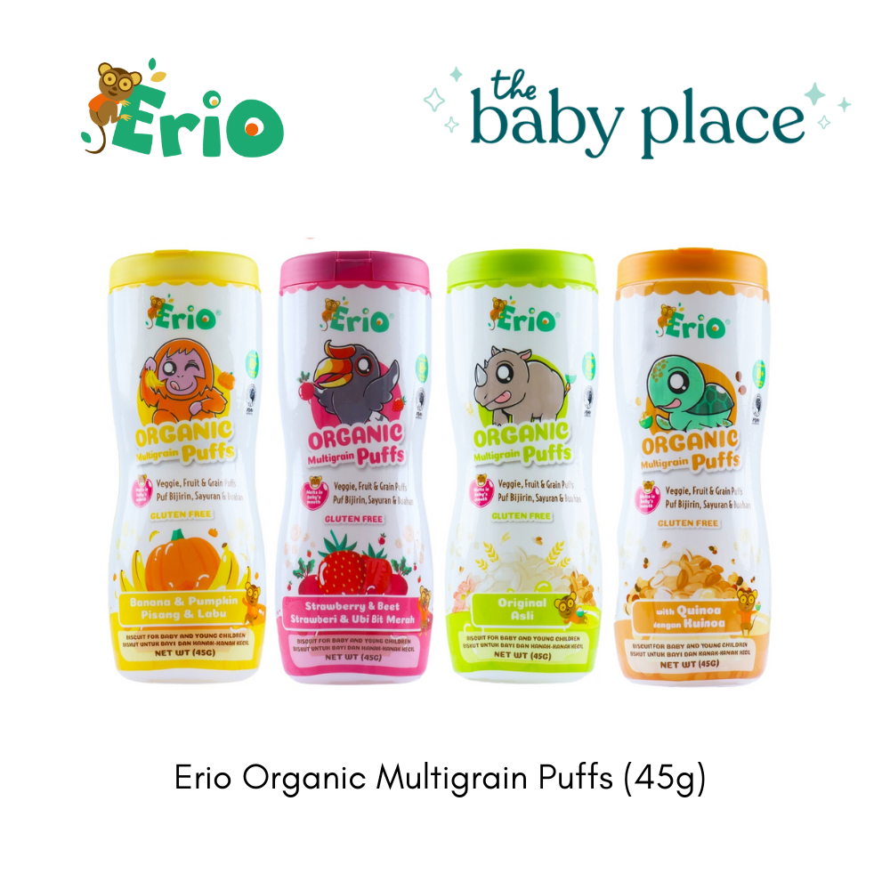 Erio Organic Multigrain Puffs (45g) | Shopee Malaysia