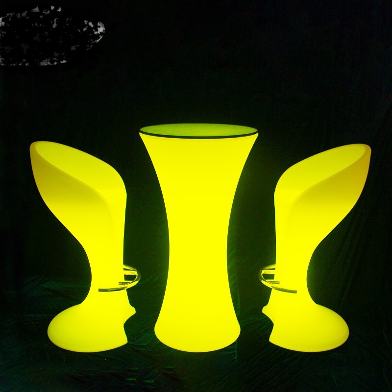 LED Illuminating Bar Table KTV Table Outdoor Exhibition Table for ...