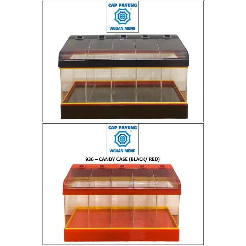 Bekas: Saiz 24“X 9”X 15” Bekas Corek Bekas Gula-Gula Cap Payung Acrylic ...