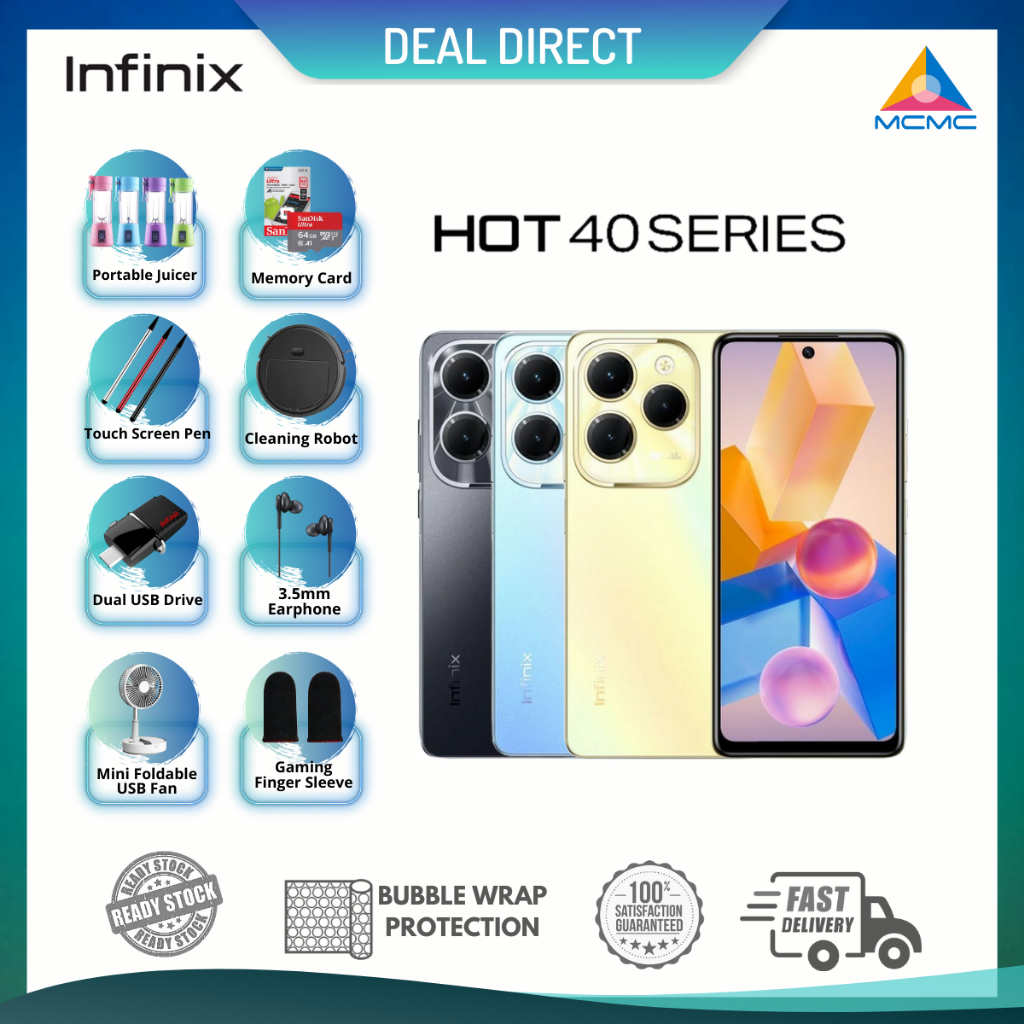 Infinix Hot 40 Pro Infinix Hot 40i 88gb Extended Ram L 256gb Rom Infinix Malaysia Warranty 3312