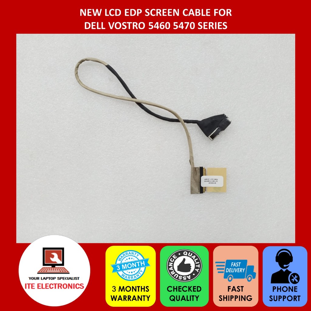 Câble LCD LVDS Pour écran Dell Vostro 5470 5460 5439 - Nappe Vidéo De Remplacement