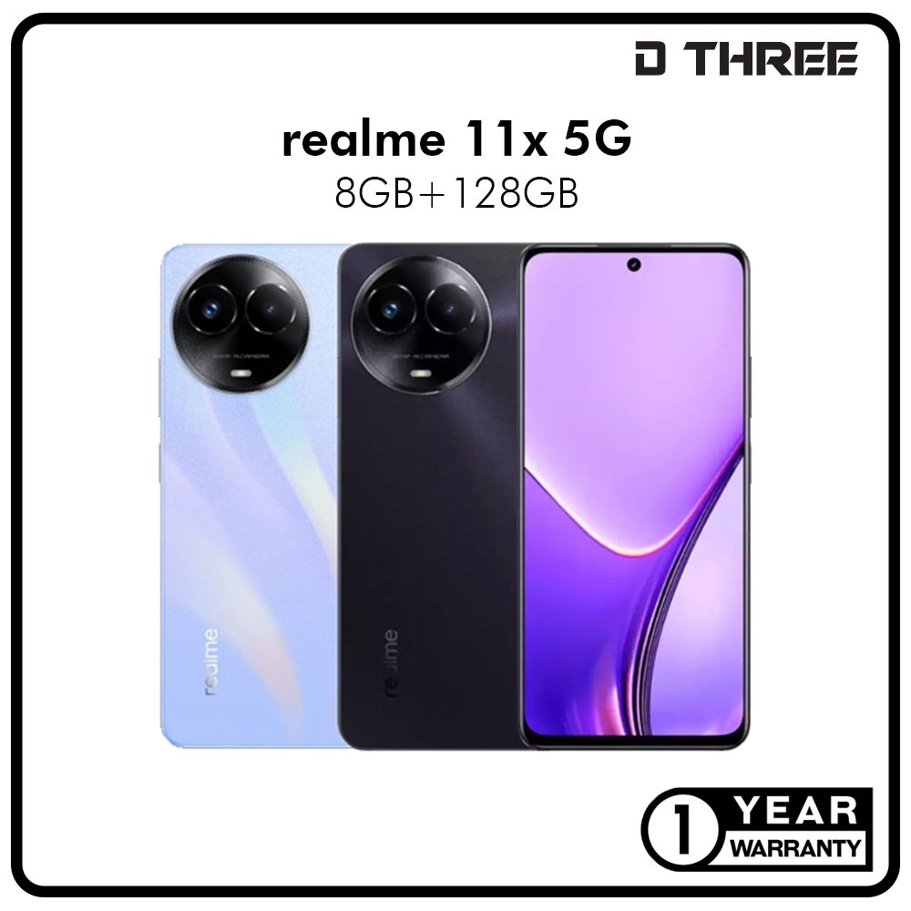 Realme 11x 5G (8GB+128GB) | Original New Set | Shopee Malaysia