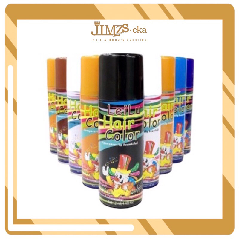 Leilu Temporarily Hair Color Spray (125ml) Shopee Malaysia