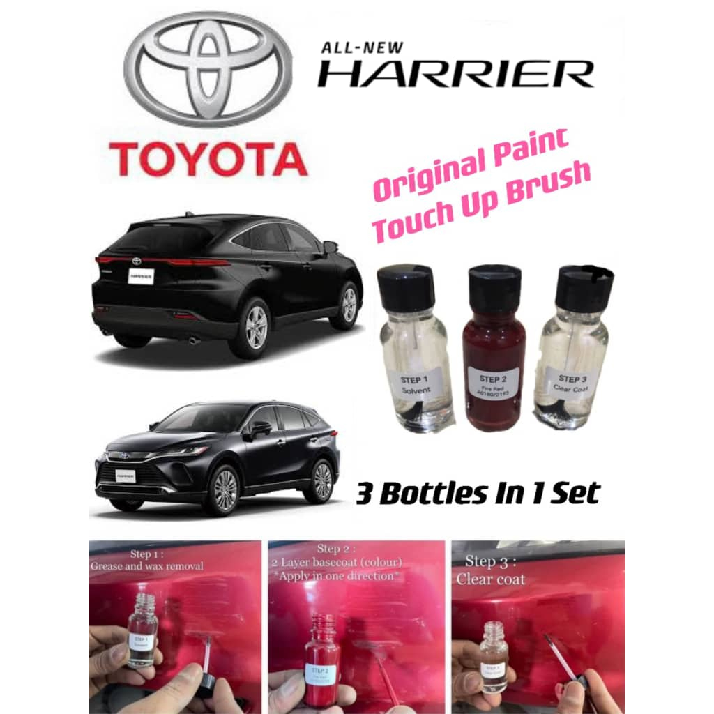 Toyota Harrier Paint Repair Kit Original Colour Touch Up Paint Combo ...