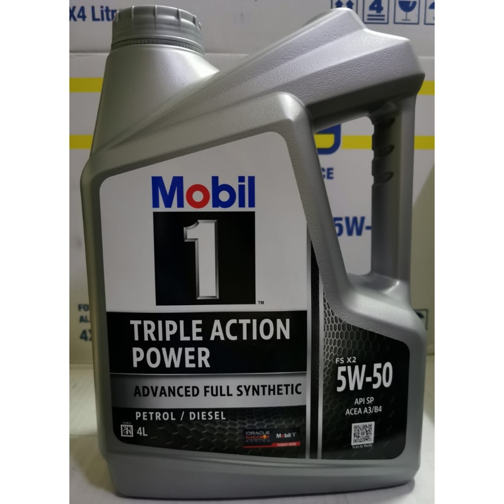 WH(KL) 100% ORIGINAL MOBIL 1 TRIPLE ACTION POWER ADVANCED FULLY ...