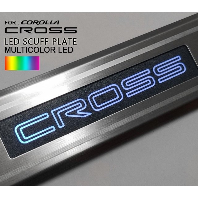 Toyota Corolla Cross RBG Light Sill Plate Scuff Plate Foot Door Side ...