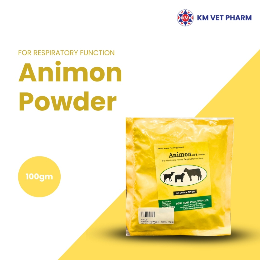 Animon Powder - 100gm | Masalah Pernafasan, Selsema, Batuk Lembu ...