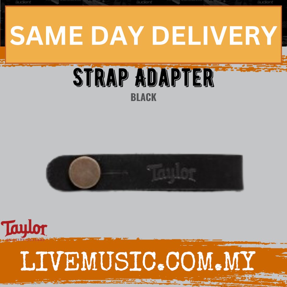 Taylor Guitar Strap Adapter, Medium Brown / Black Nubuck Shopee Malaysia