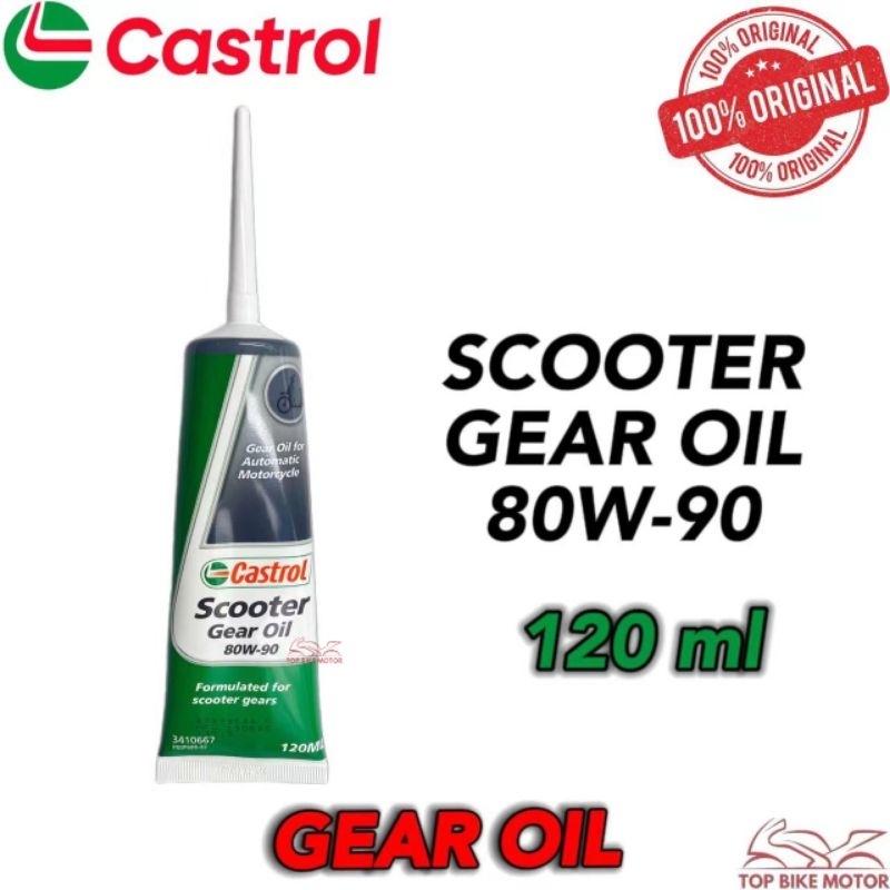 CASTROL SCOOTER GEAR OIL 80W90 120ML 100 ORIGINAL Shopee Malaysia