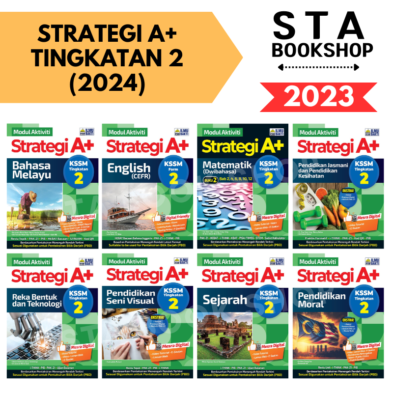 [STA] 2024 MODUL AKTIVITI STRATEGI A+ KSSM TINGKATAN 2 / FORM 2 (ILMU ...