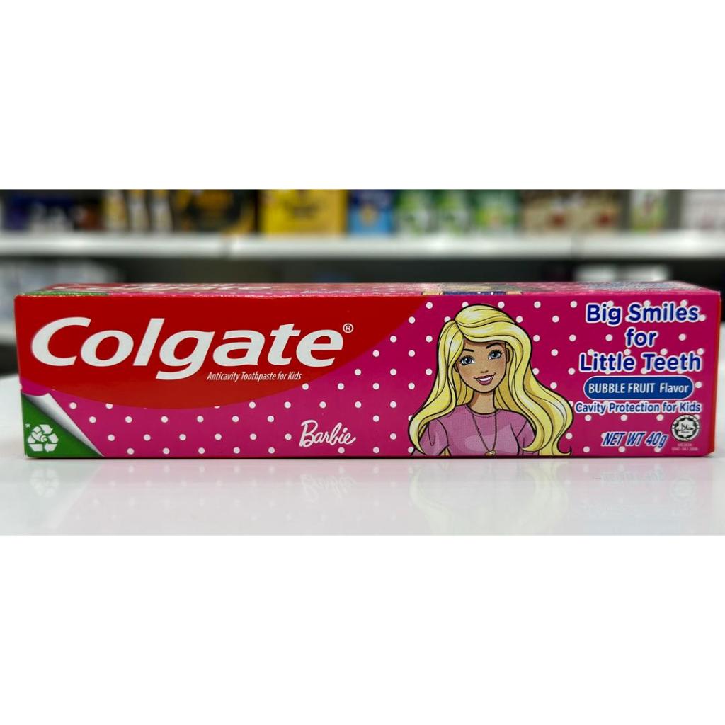 Colgate Anticavity Toothpaste for Kids 40g (Barbie/Minions) | Shopee ...