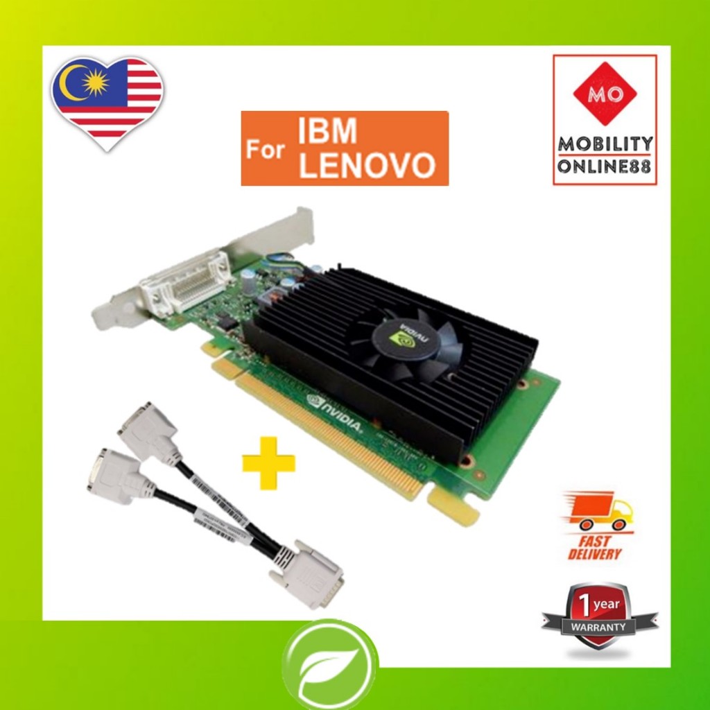 00FC853 NVIDIA NVS 315 ATX 1GB DDR3 GRAPHIC CARD FOR PC C W 0B50758 E31 Y VIDEO SPLITTER ADAPTER Shopee Malaysia