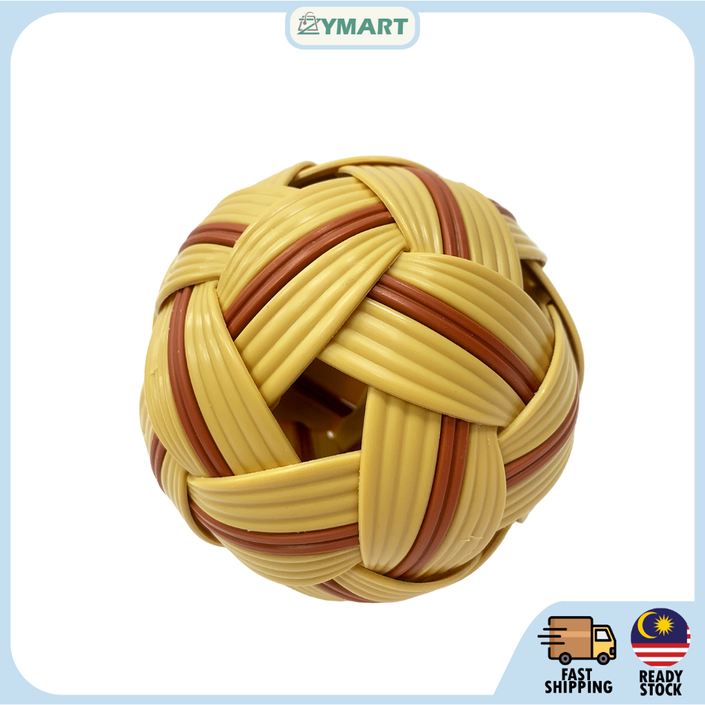 Takraw Ball | Bola Sepak Takraw | Sepak Raga (Brown Colour) | Shopee ...