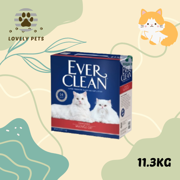 EVER CLEAN Multiple Cat Cat Litter Scented 11.3KG Shopee Malaysia