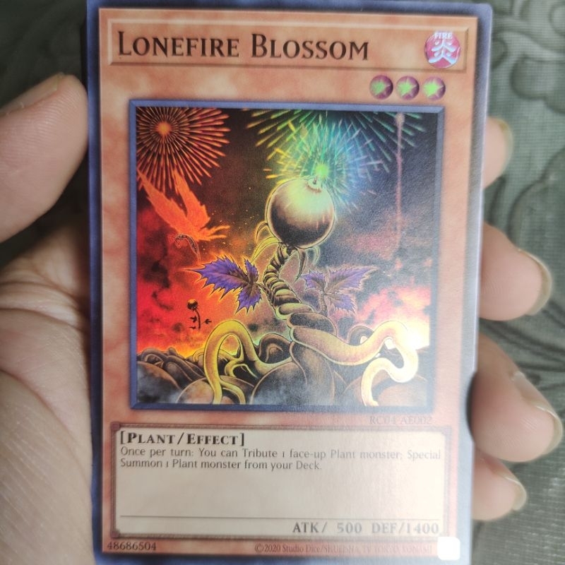 Yu-Gi-Oh! Lonefire Blossom – Super Rare, 1. Edition Aus Secret Slayers