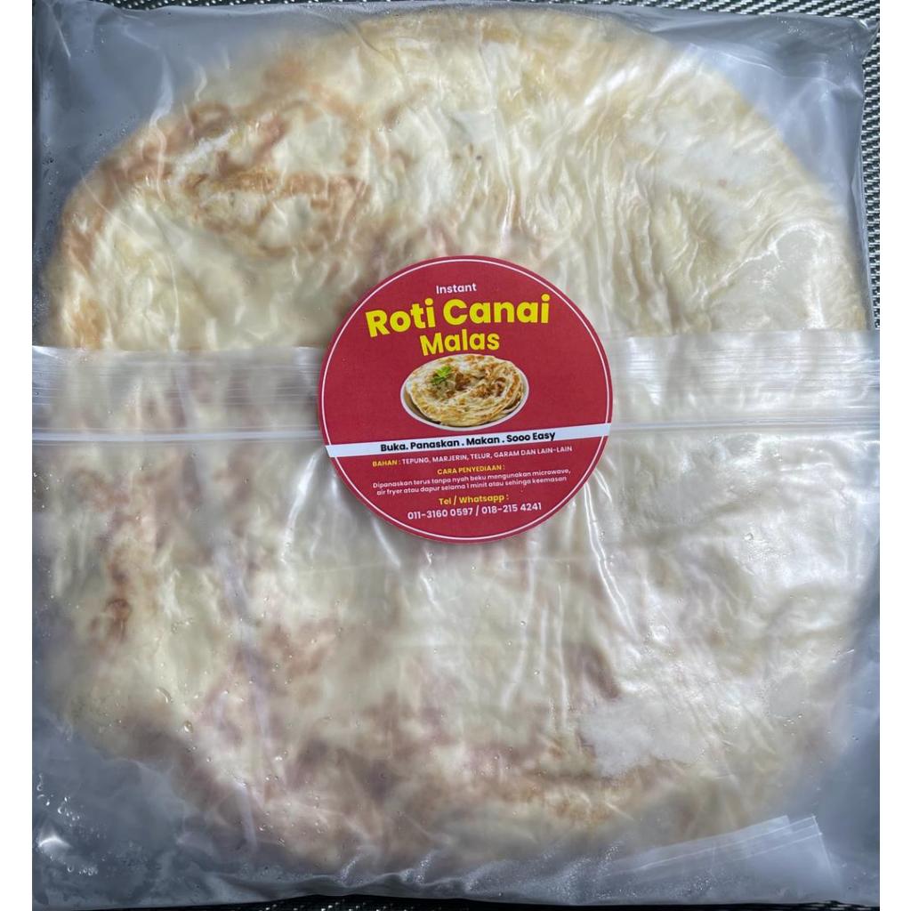 roti canai frozen - 'MALAS' - family pack (6pcs) | Shopee Malaysia