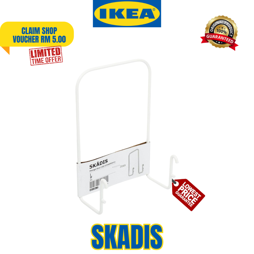 IKEA SKADIS Pegboard Letter Holder SKADIS Accessories Viral Aesthatic Look Shopee Malaysia
