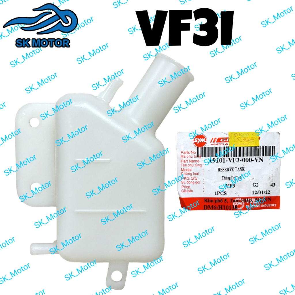 SYM VF3i VF3 185 Original Reserve Tank Radiator Coolant Tangki Tank ...