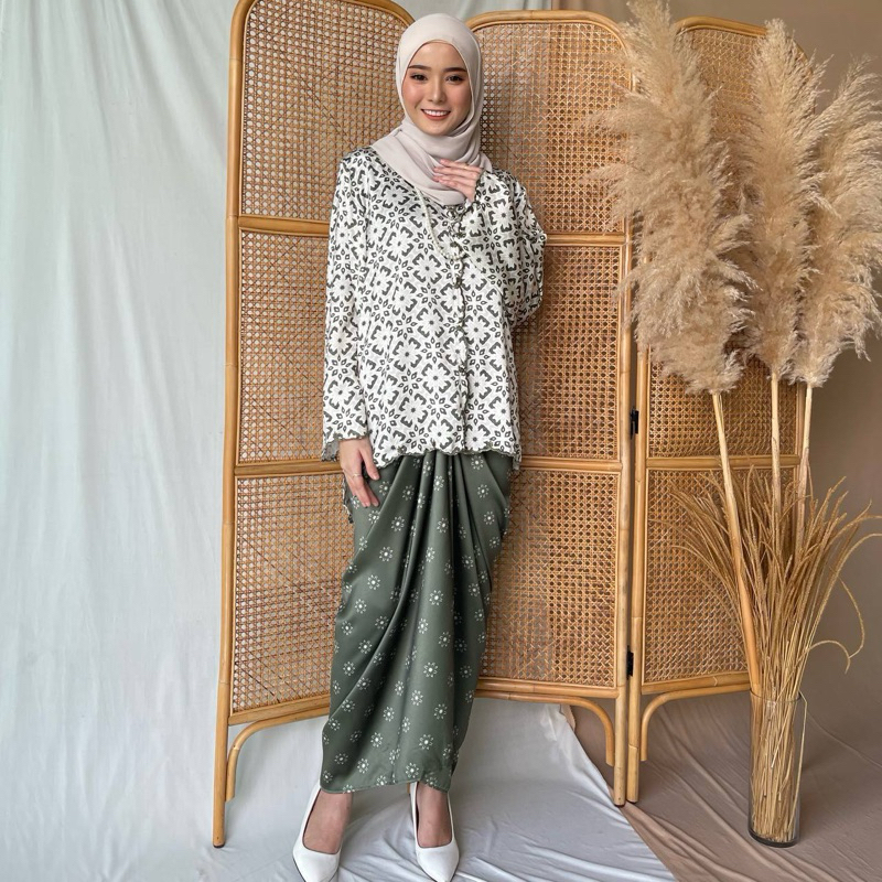 Saguu Set Baju Kurung Raya | Shopee Malaysia