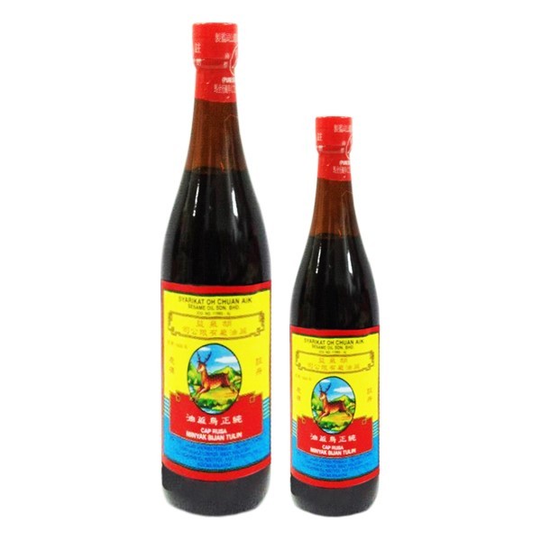 Cap Rusa Minyak Bijan Tulin Sesame Oil 纯正鹿標麻油 315ml 630ml Shopee Malaysia