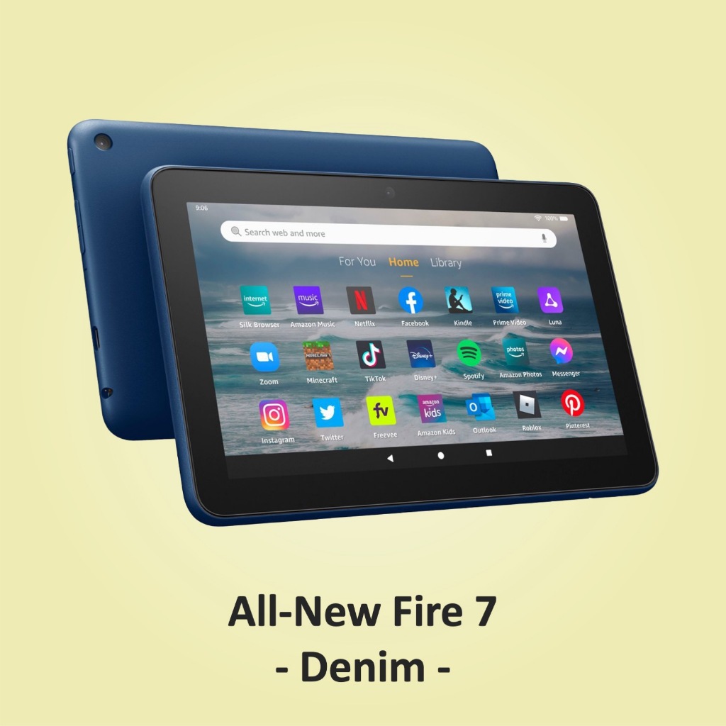 [No Ads] All-New Fire 7 (12th Gen) - 96 GB + 7 Inch Display | Amazon ...