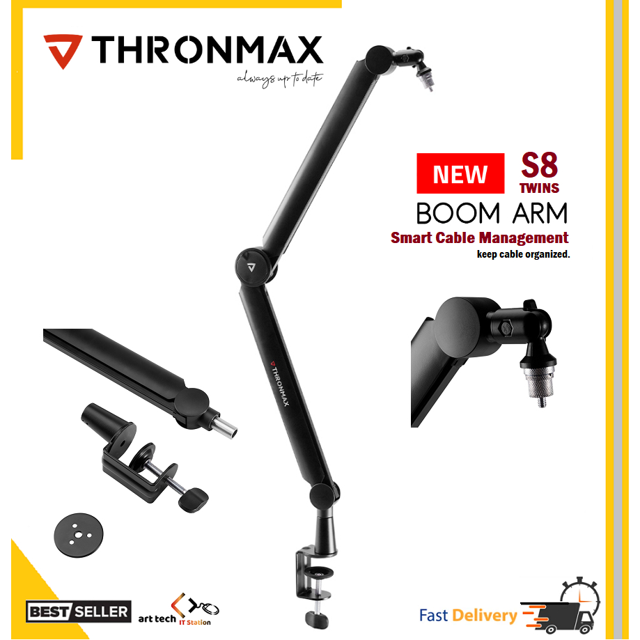 Thronmax Zoom S3 / Zoom S3+ Boom Arm / Thronmax Zoom S8 Premium Home ...